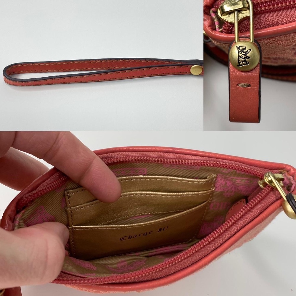 Vintage RARE Juicy Couture Pink Princess Wristlet - Picture 4 of 4